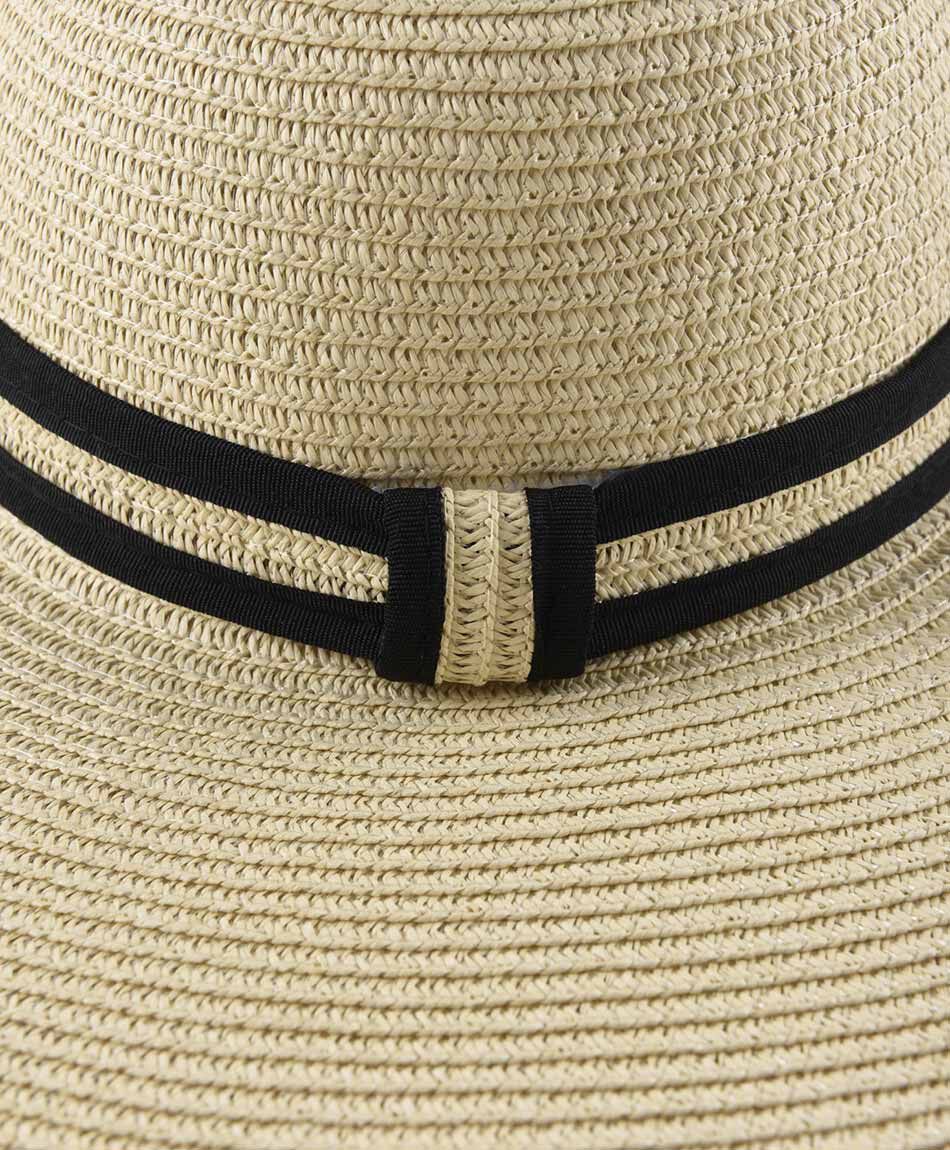 Sombrero mujer l&iacute;neas negras