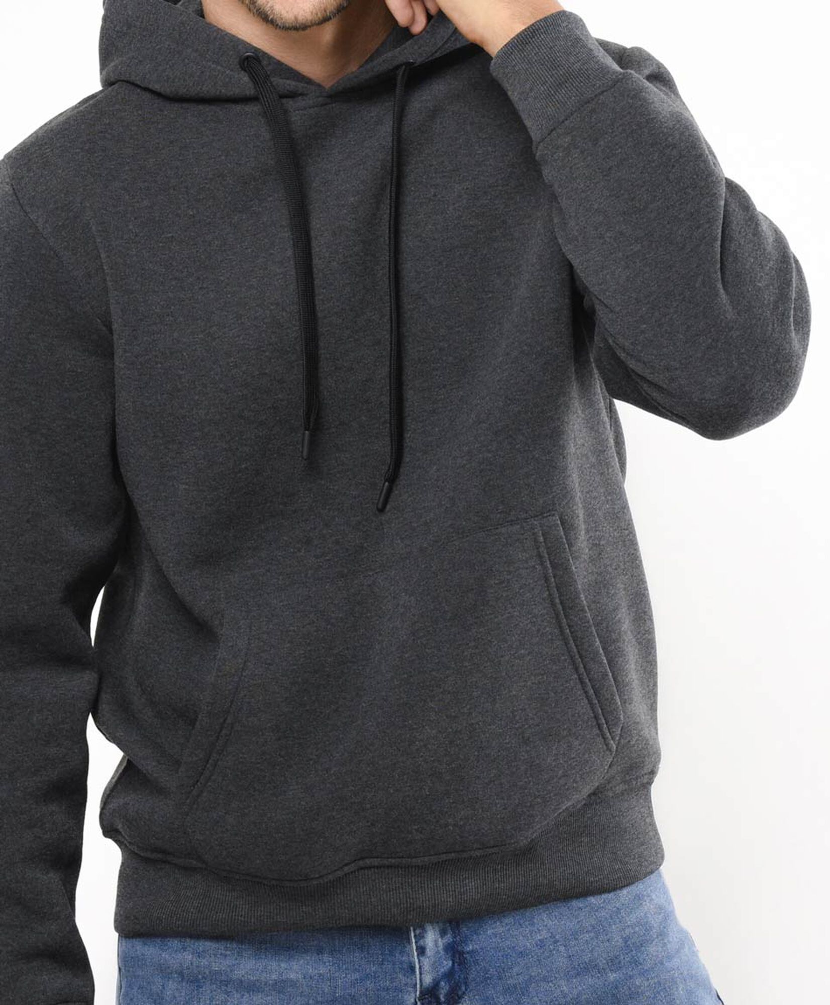 Polerón hombre liso capucha Polerón hombre liso capucha