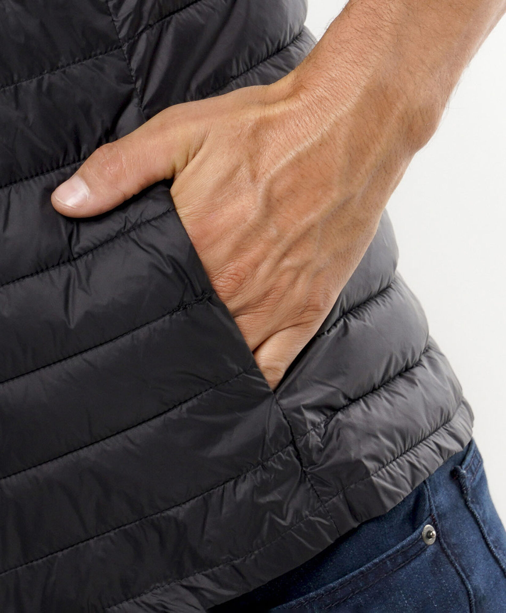 Parka hombre sin mangas acolchada Parka hombre sin mangas acolchada