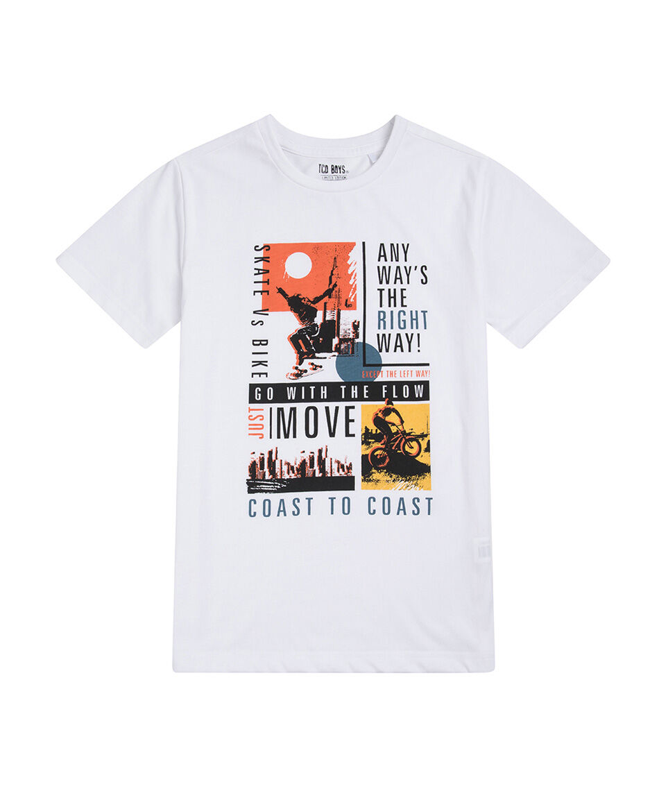 Polera ni&ntilde;o skate bicicleta