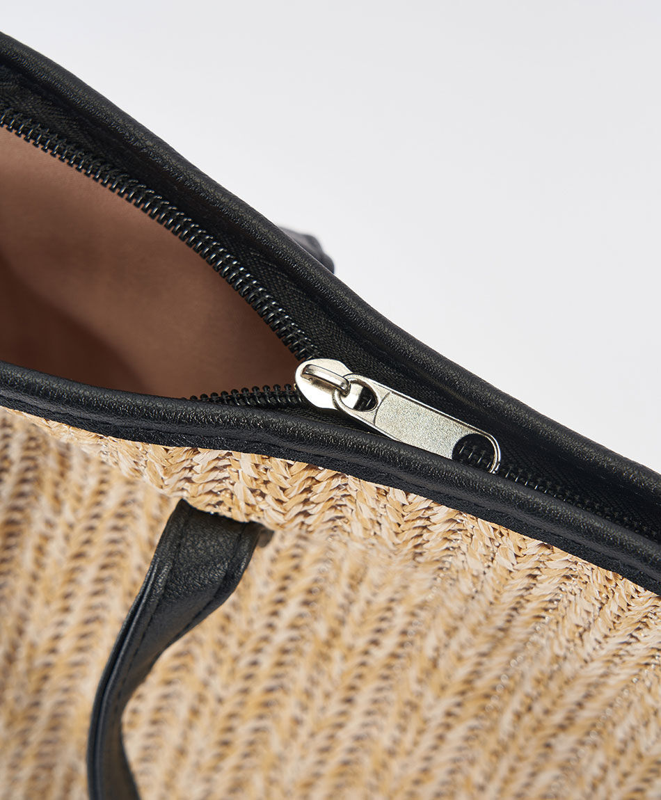 Bolso playa mujer rafia