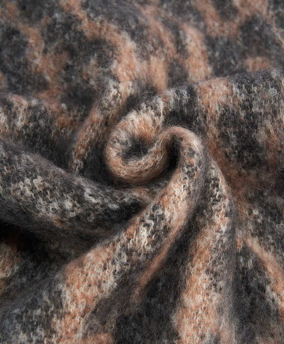 Ruana mujer animal print