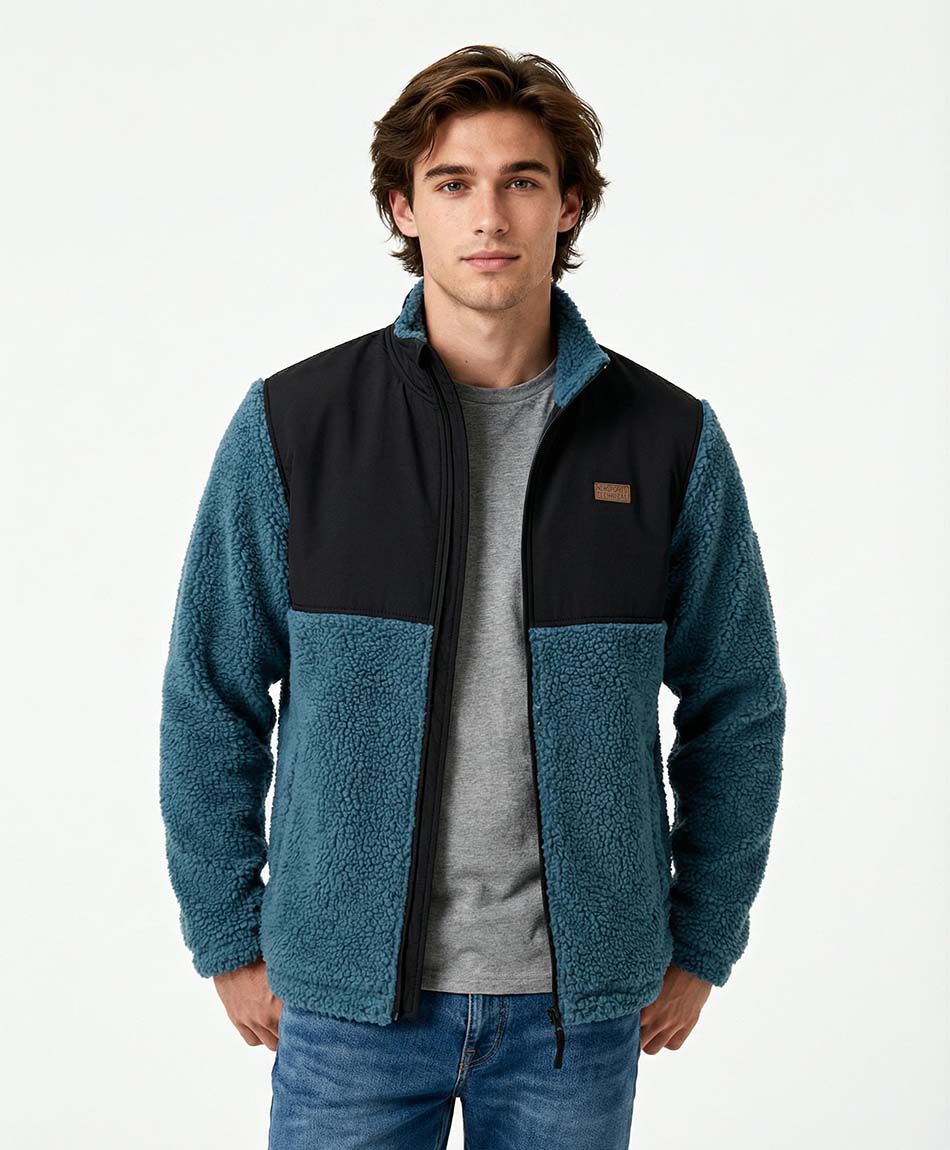 Chaqueta deportiva hombre bicolor