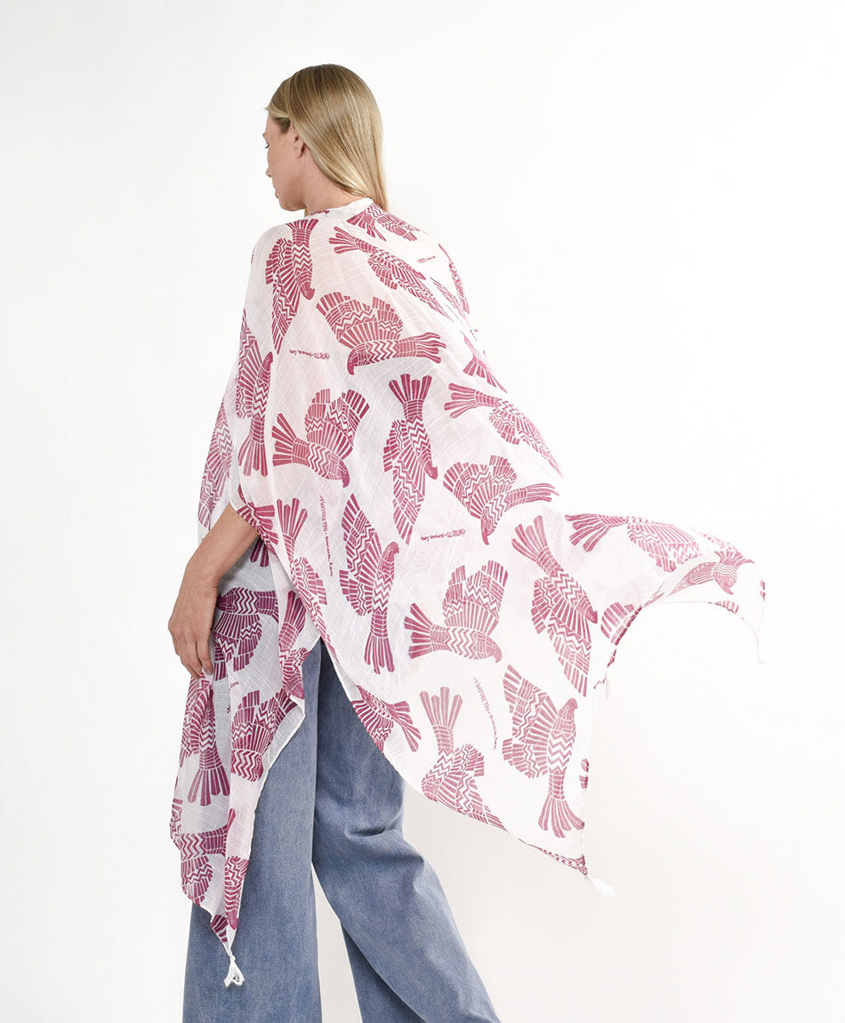 Pareo mujer p&aacute;jaros