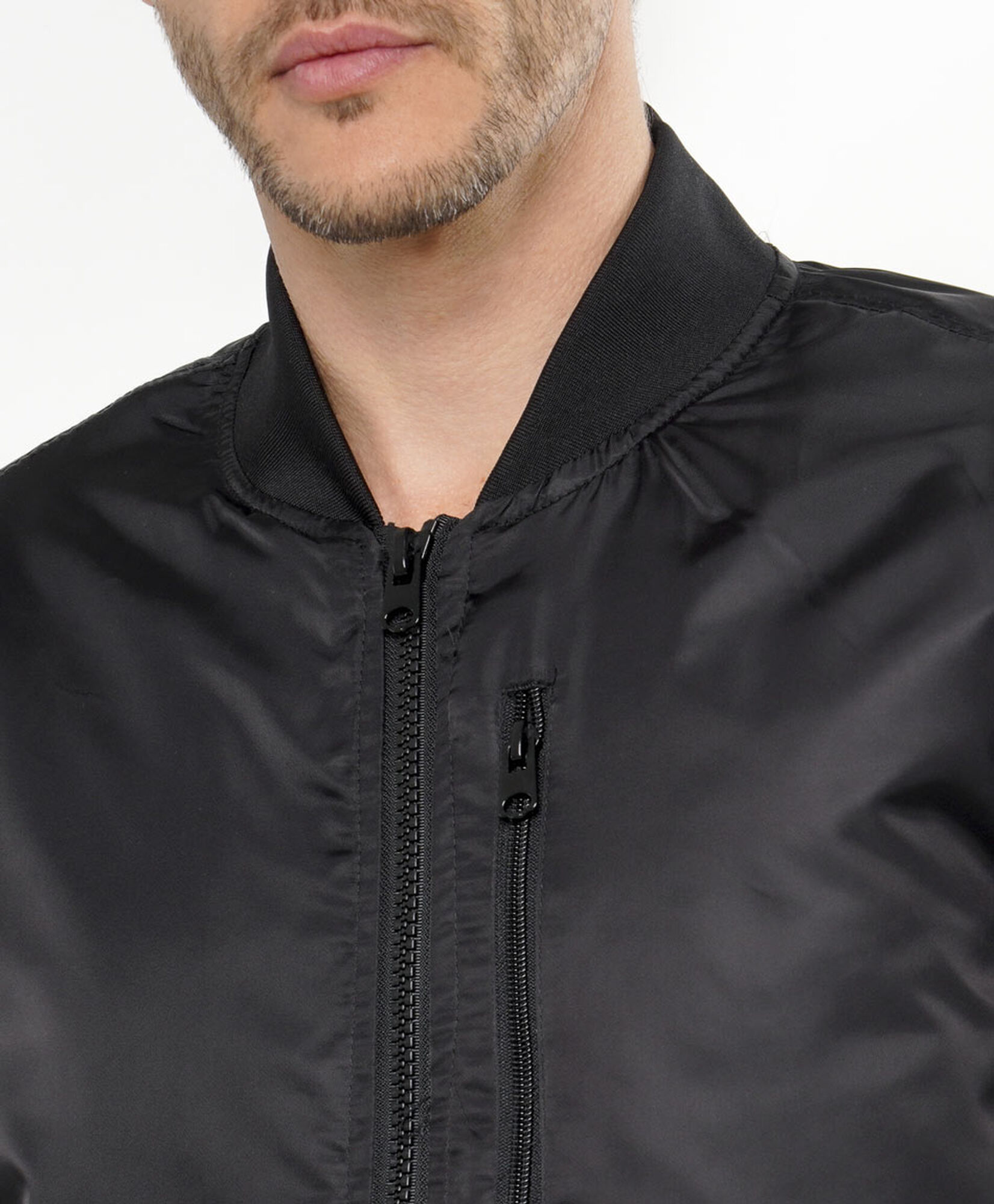 Chaqueta hombre bomber black Chaqueta hombre bomber black