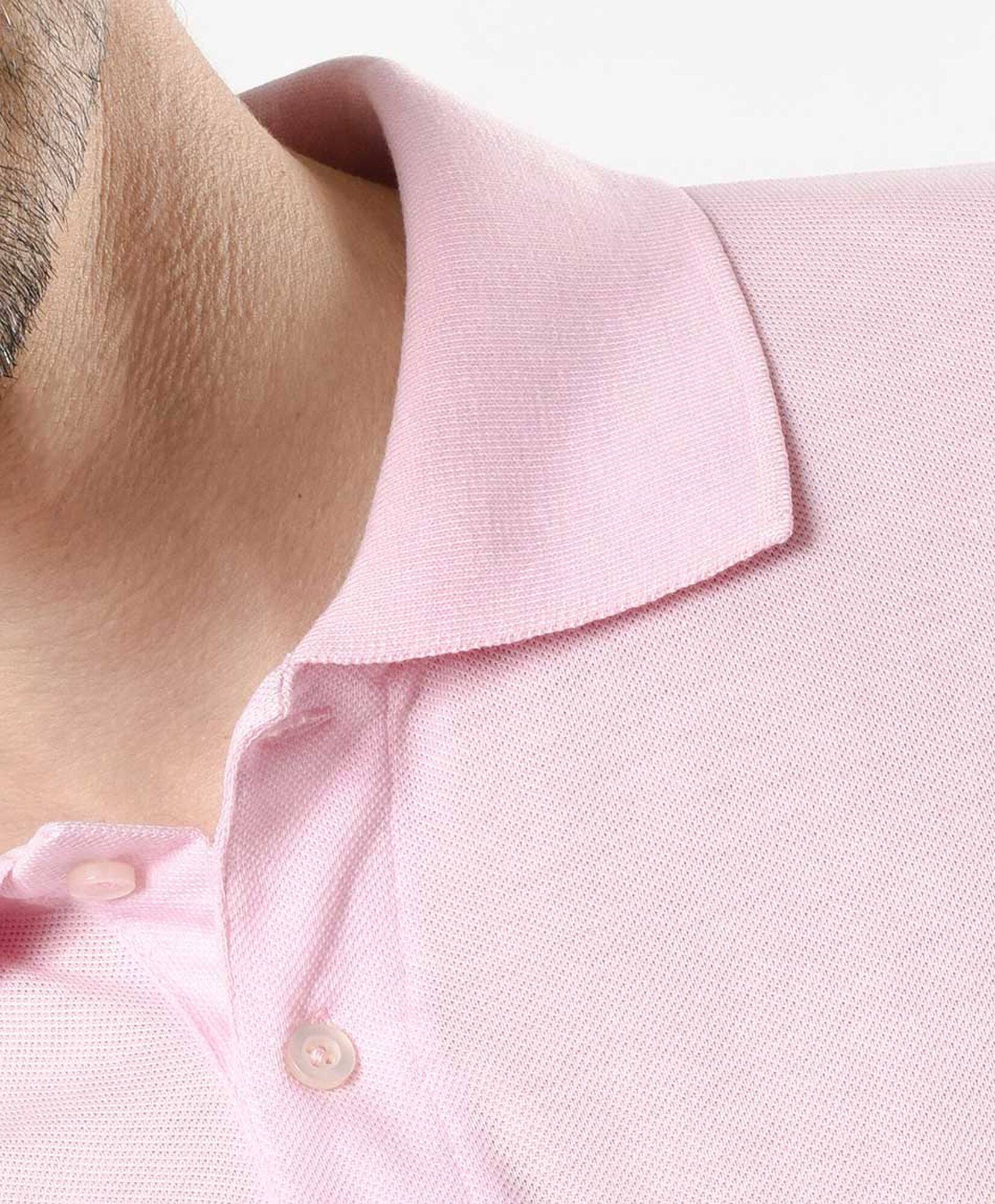 Polera hombre clásica texturizada cuello piqué Polera hombre clásica texturizada cuello piqué