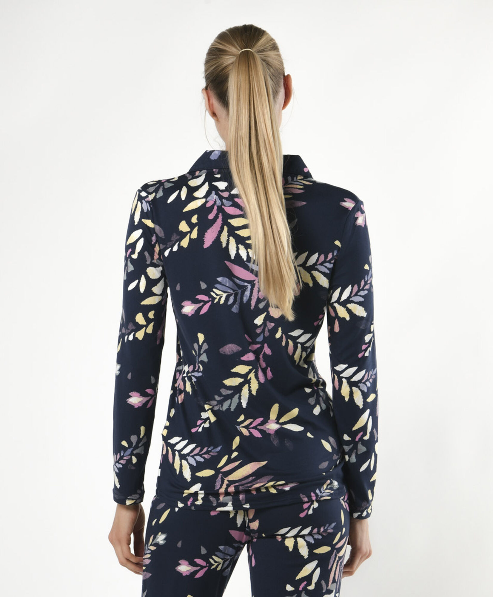 Pijama mujer camisero floreado Pijama mujer camisero floreado