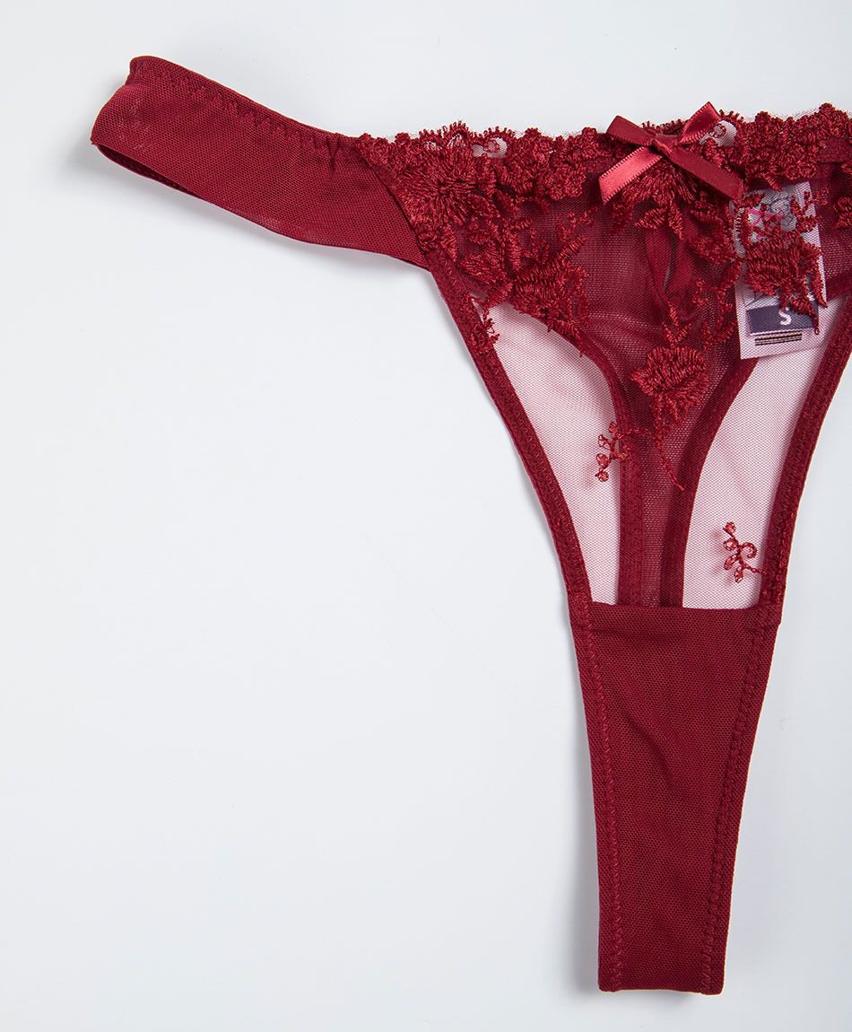 Colaless mujer bordado flores