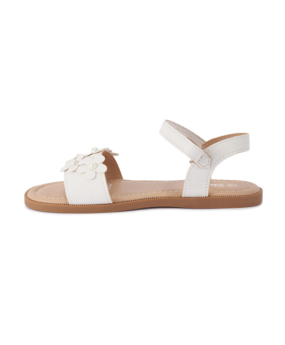 Sandalia infantil (26 a 31) florcitas