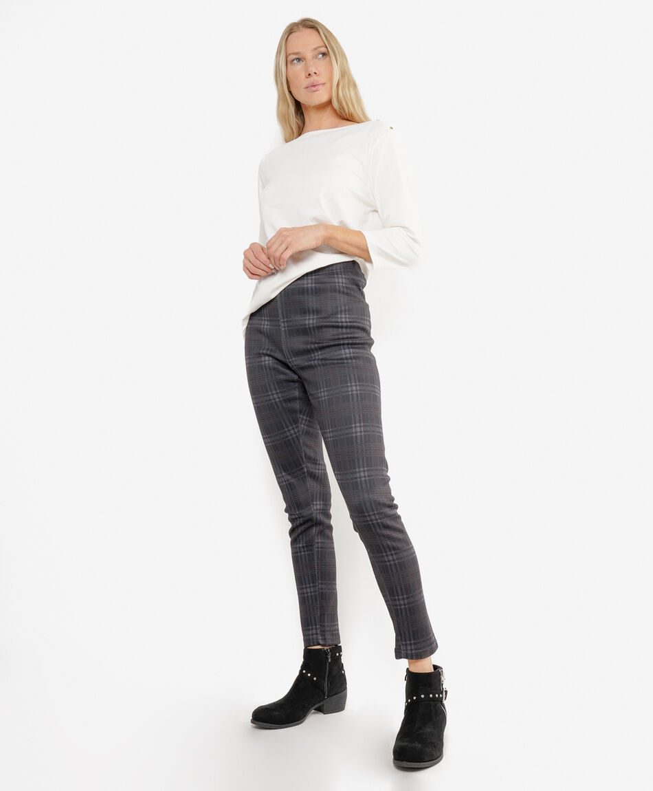 Leggins mujer escoc&eacute;s big forrada