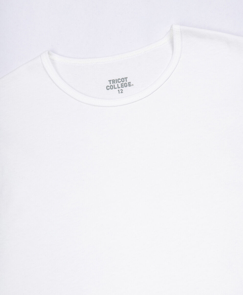 Camiseta escolar algod&oacute;n