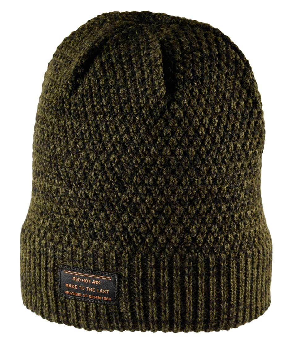 Gorro tejido forrado