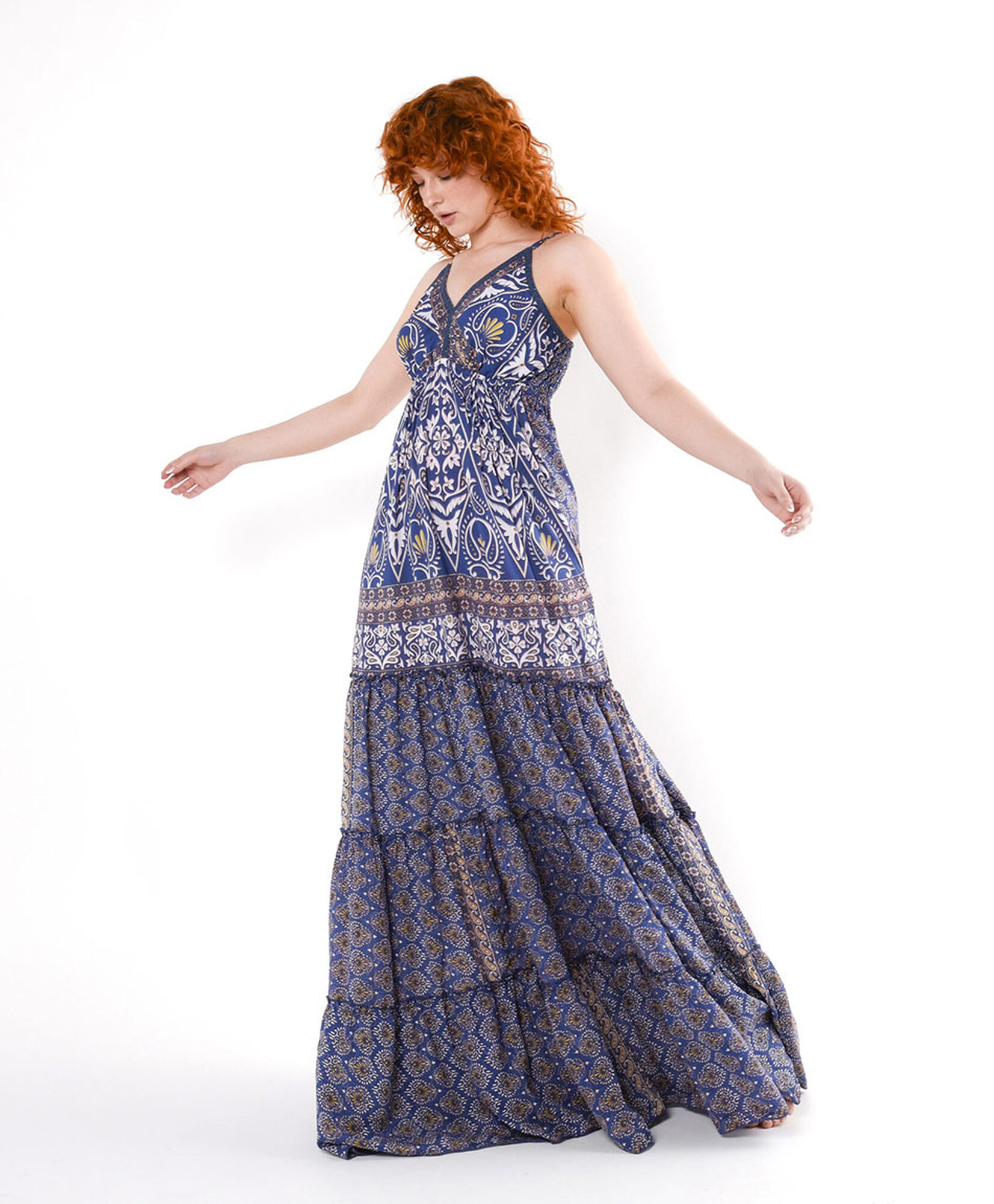 Vestido mujer print maxi Vestido mujer print maxi