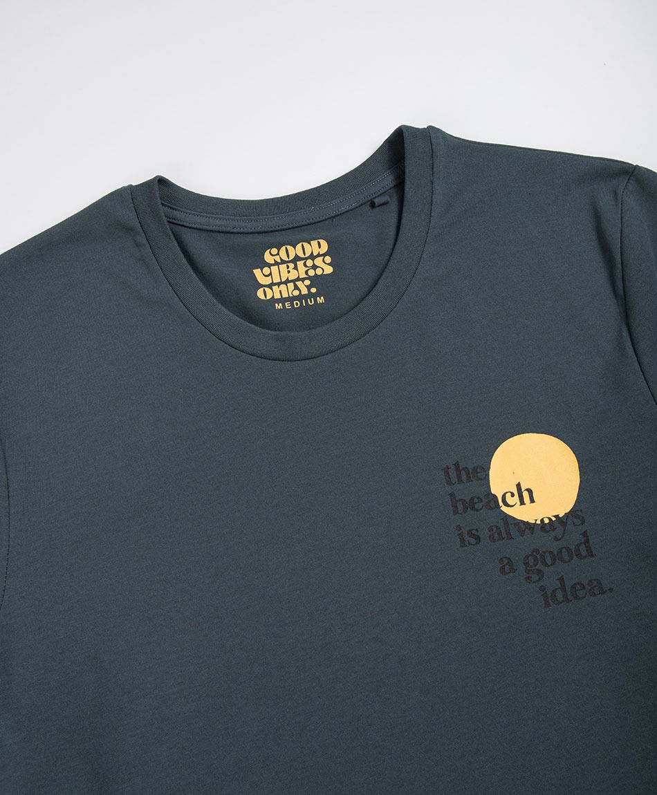 Polera hombre estampado tiny sun