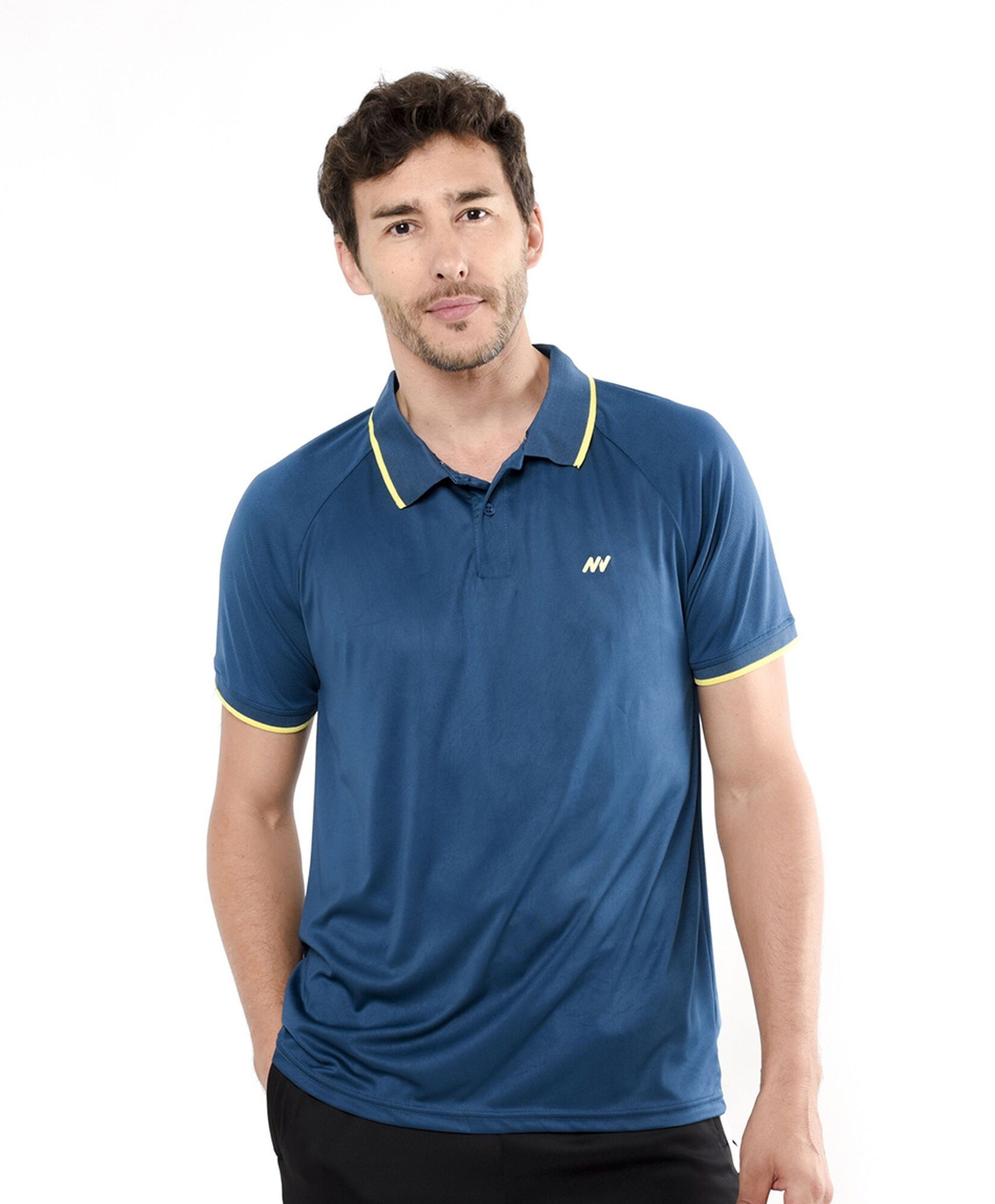 Polera deportiva hombre polo azul Polera deportiva hombre polo azul