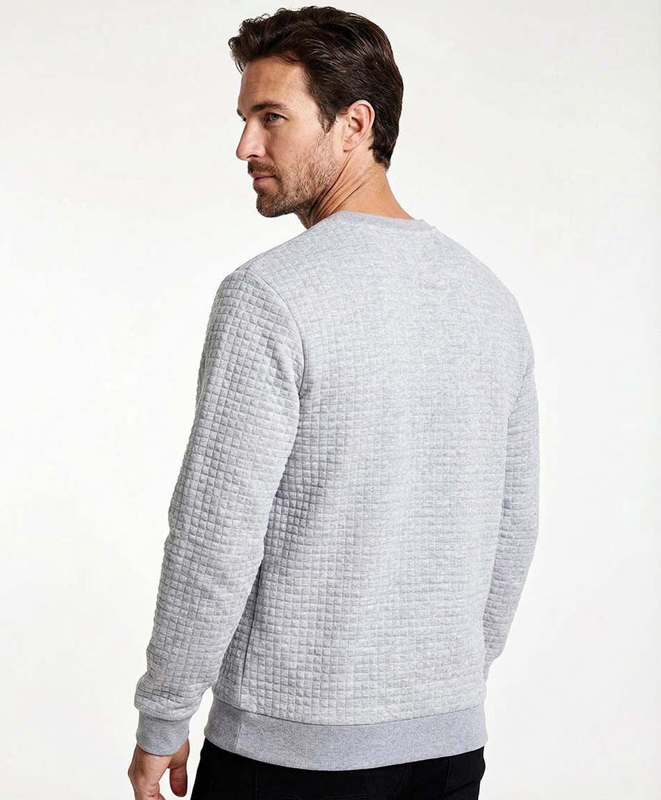 Poler&oacute;n hombre mtx gris