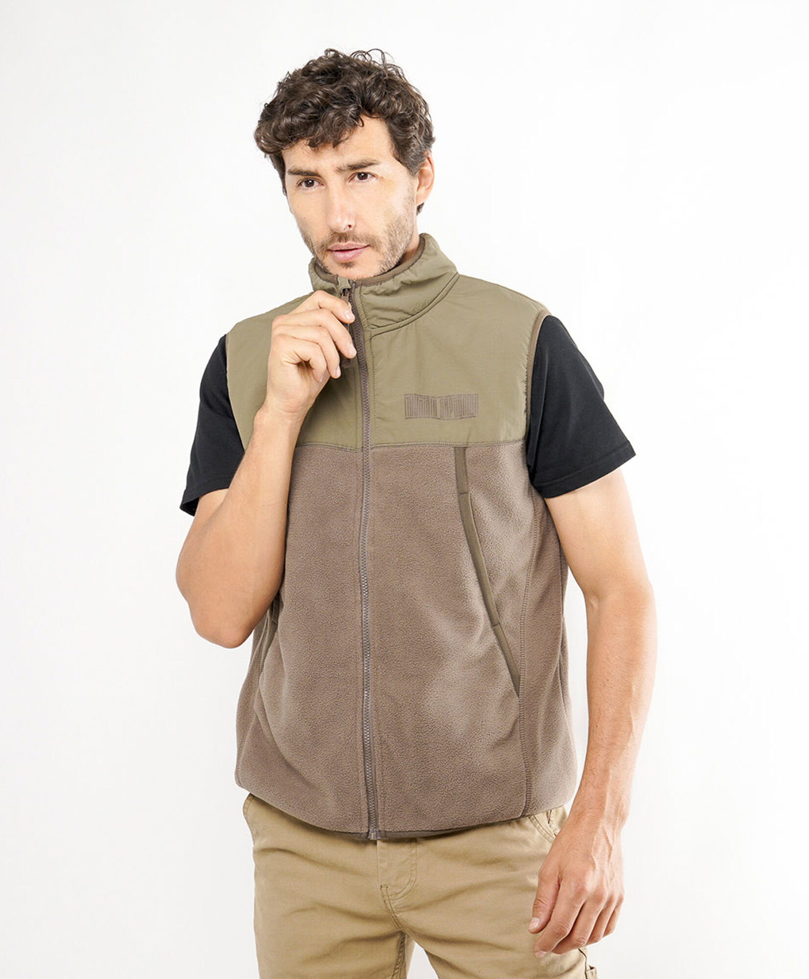 Polar hombre sin mangas maxi bolsillo Polar hombre sin mangas maxi bolsillo