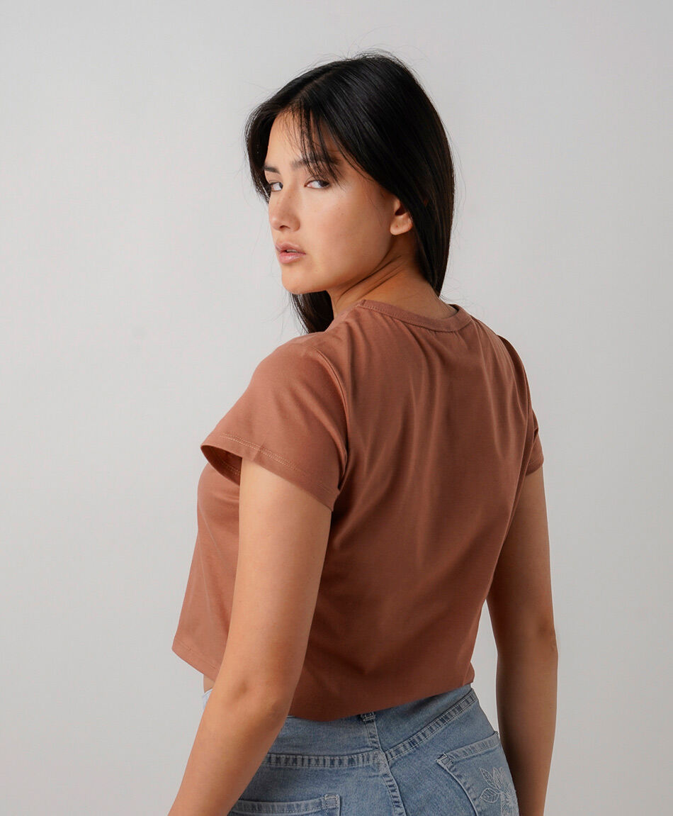 Polera mujer leopardo