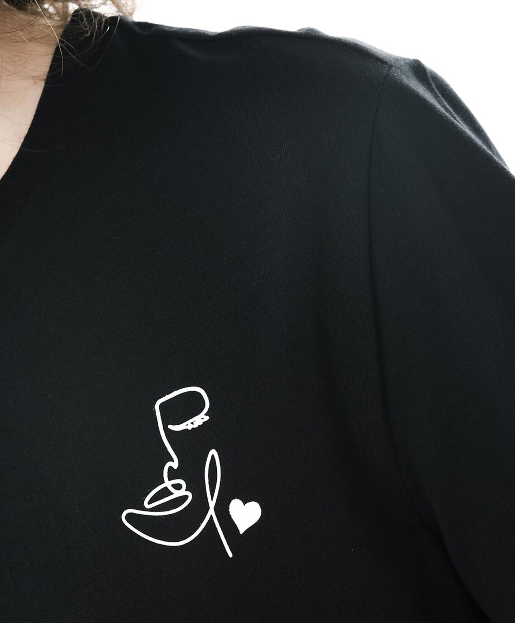 Polera mujer espalda estampada Polera mujer espalda estampada