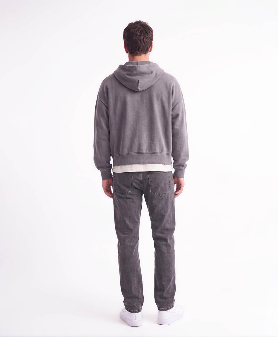 Jeans hombre slim gris oscuro