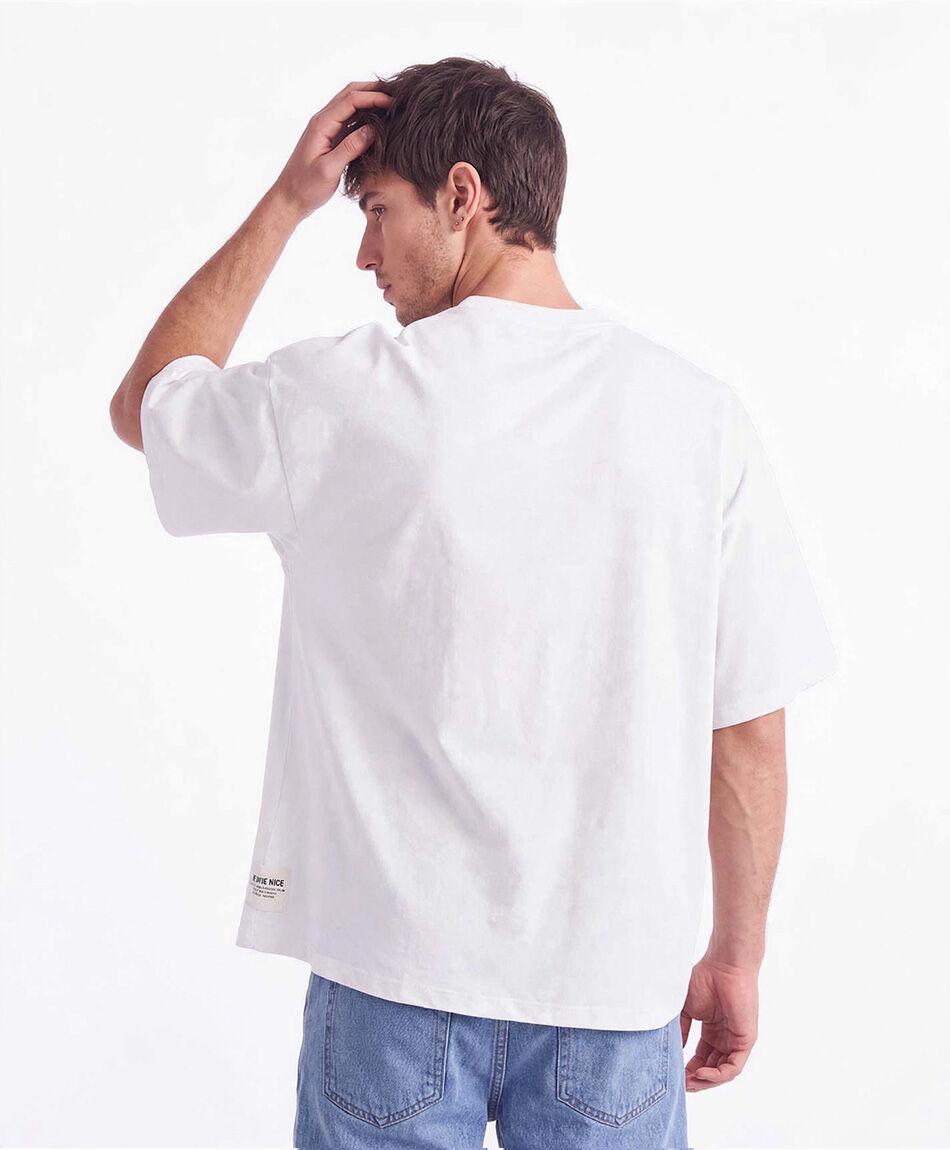 Polera hombre oversize