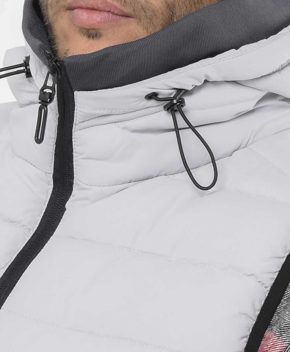 Parka hombre acolchada sin mangas