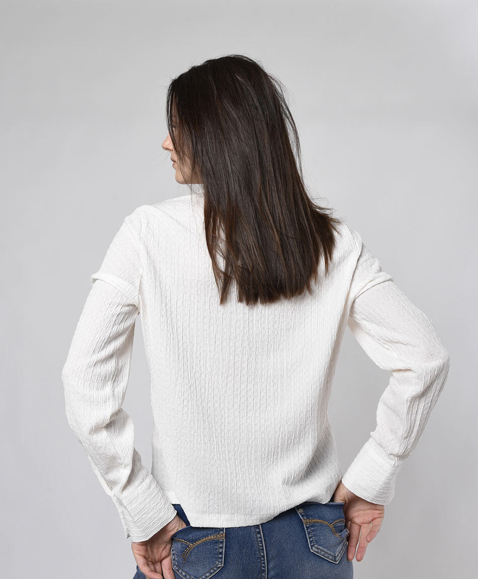 Blusa mujer texturizada