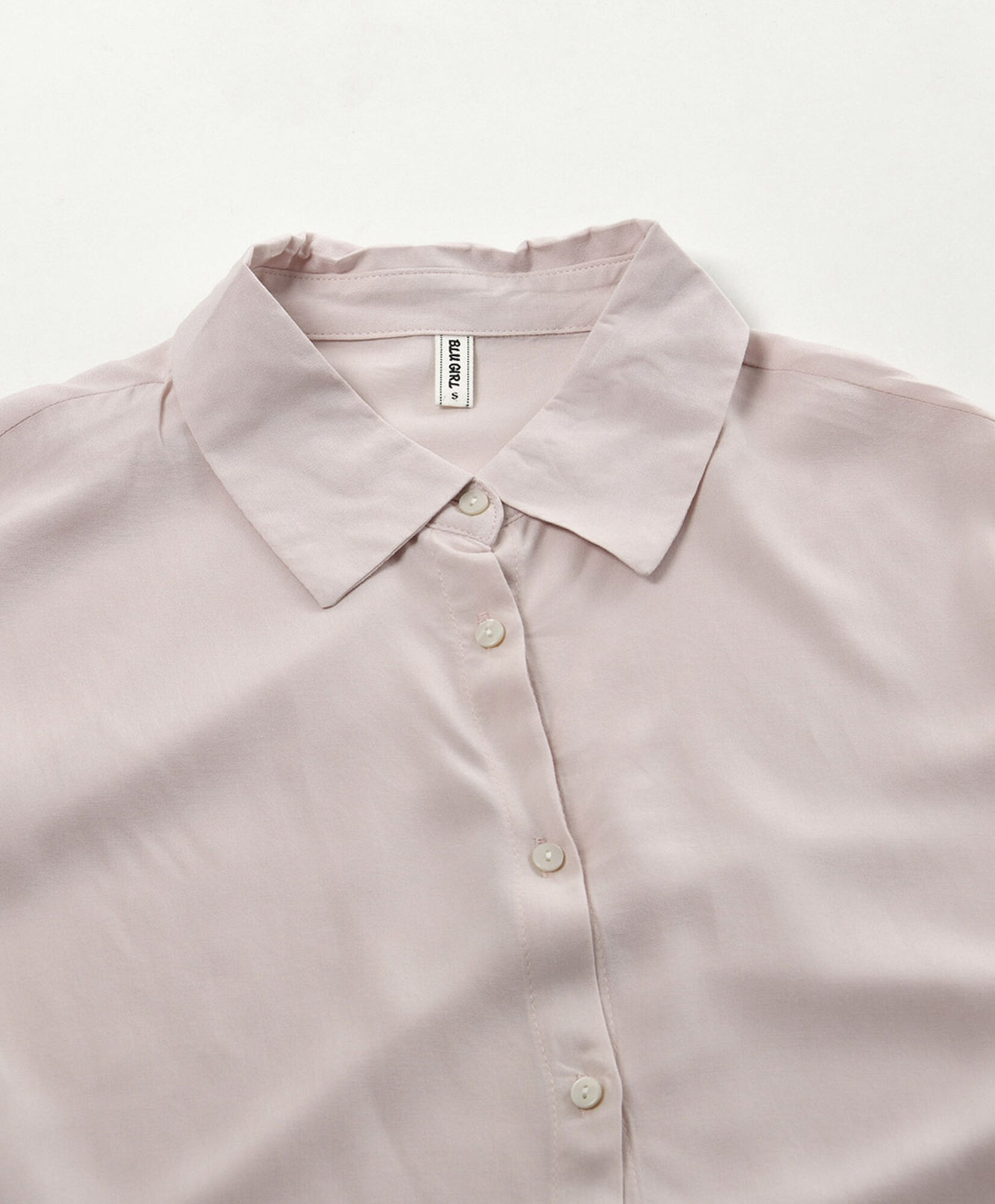 Blusa mujer lazo mangas vuelo rosada Blusa mujer lazo mangas vuelo rosada
