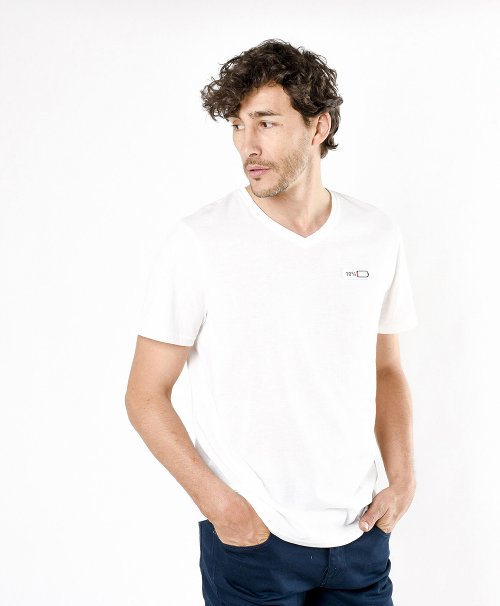 Polera hombre colores batería Polera hombre colores batería