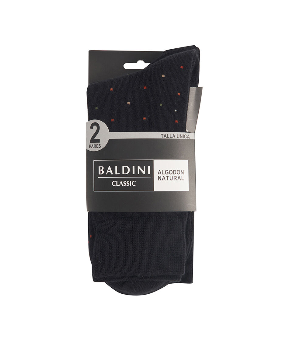 Pack 2 calcetines hombre rombos tricolor