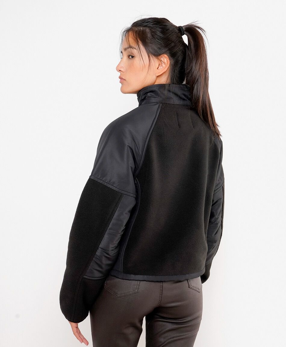 Chaqueta mujer polar mix