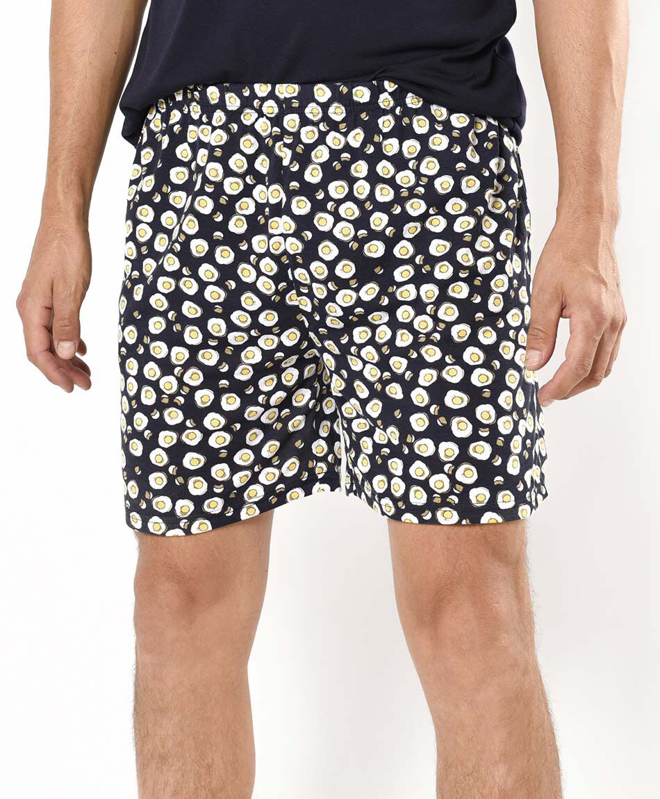 Pijama hombre estampado desayuno