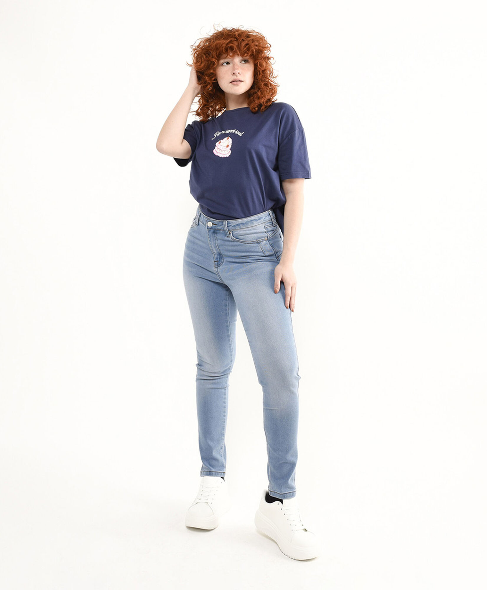 Jeans mujer semi push up skinny fit Jeans mujer semi push up skinny fit