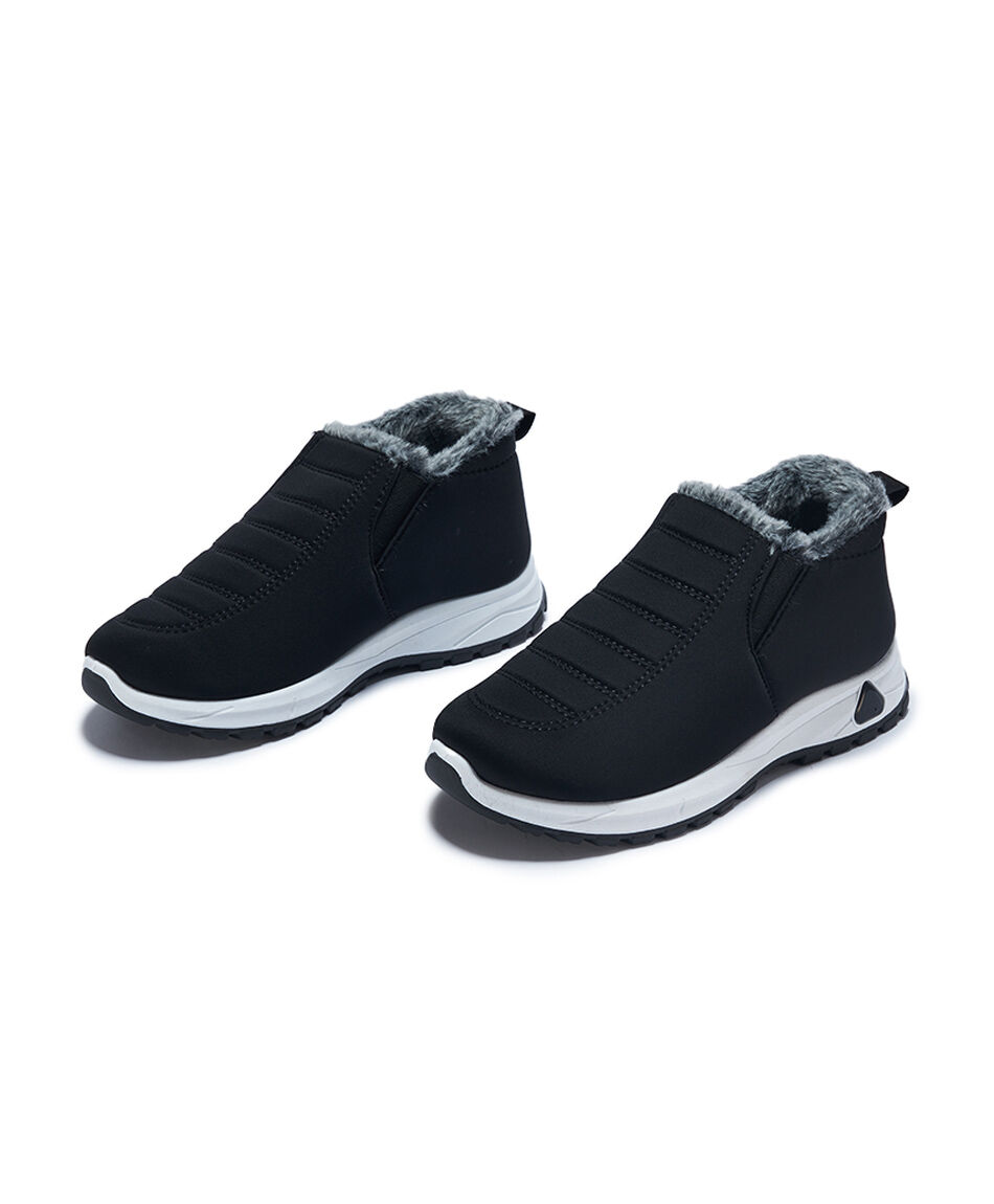 Bot&iacute;n mujer comfort negro contraste