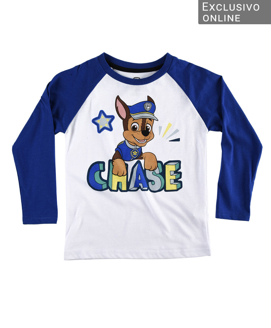 Polera beb&eacute; chase paw patrol