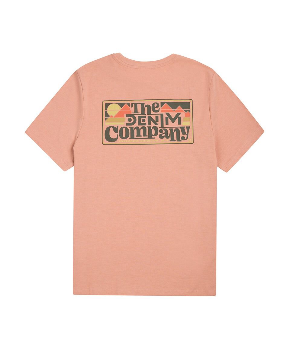 Polera hombre doble estampado denim company