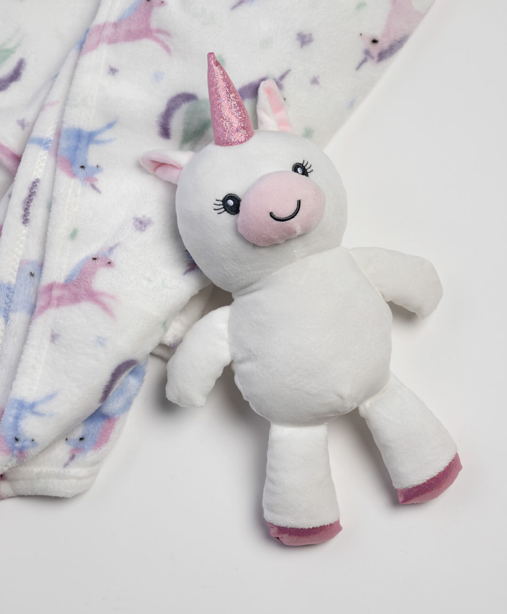Set mantita + peluche bebé unicornio Set mantita + peluche bebé unicornio