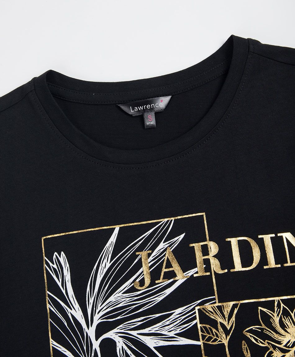 Polera mujer jard&iacute;n foil