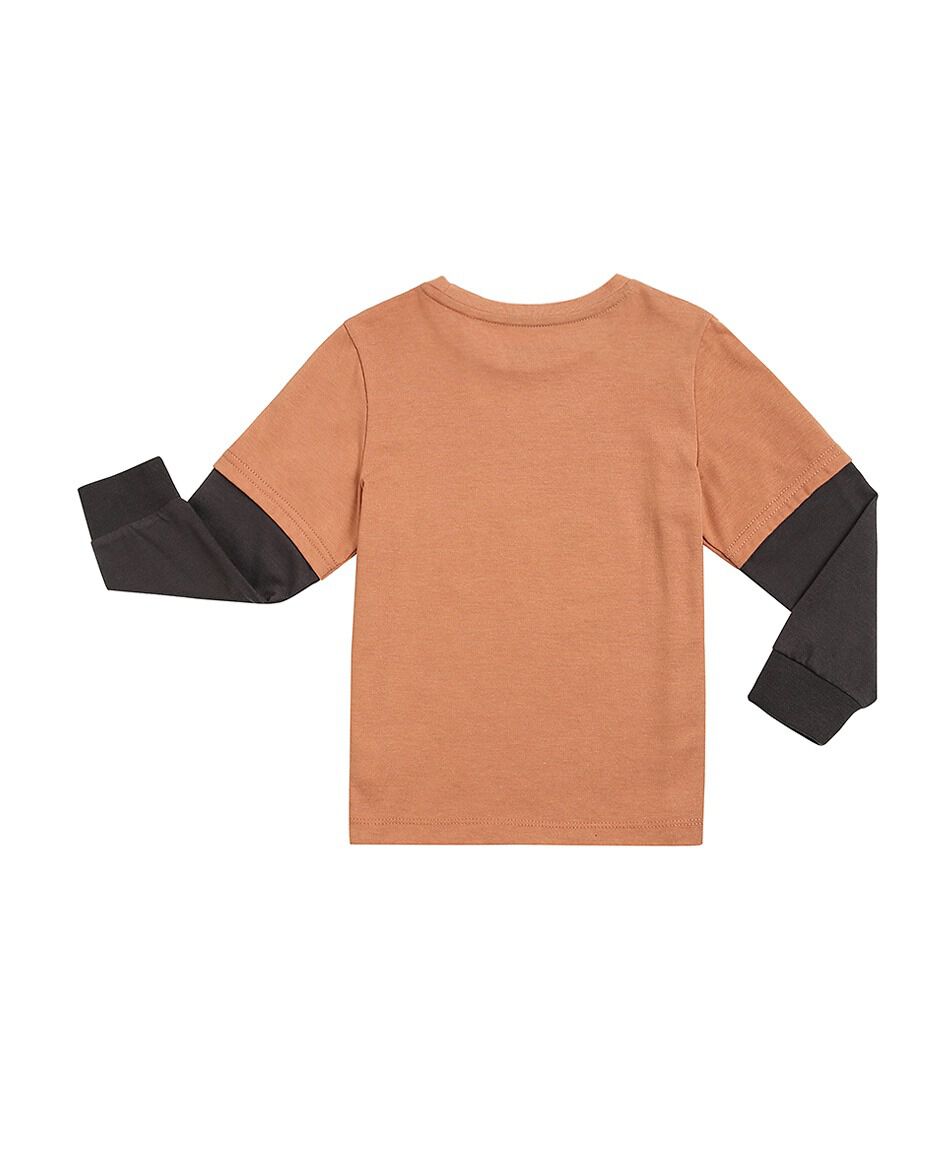 Polera beb&eacute; estampado carita