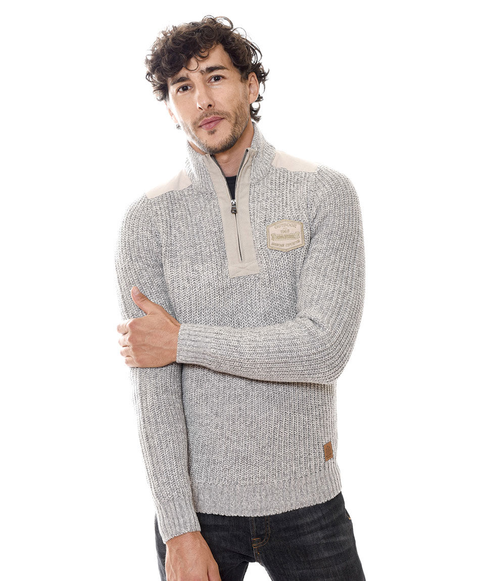 Sweater medio cierre