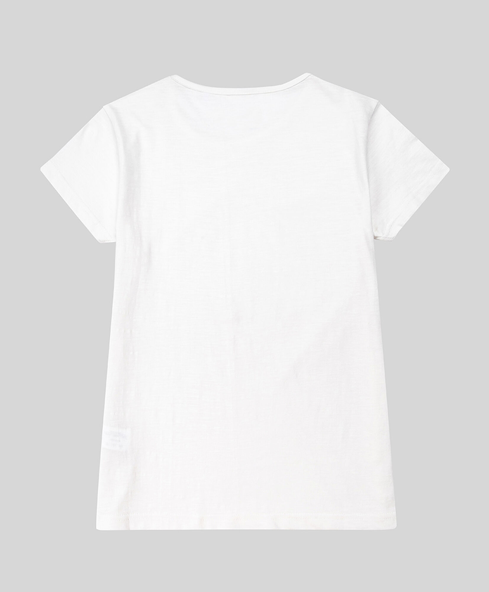 Polera niña básica blanca Polera niña básica blanca