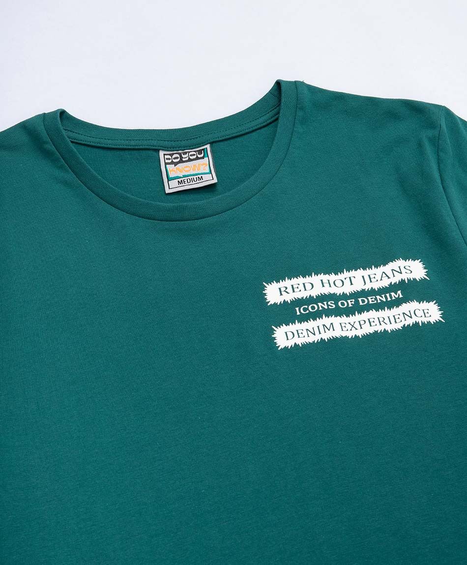 Polera hombre doble print vintage