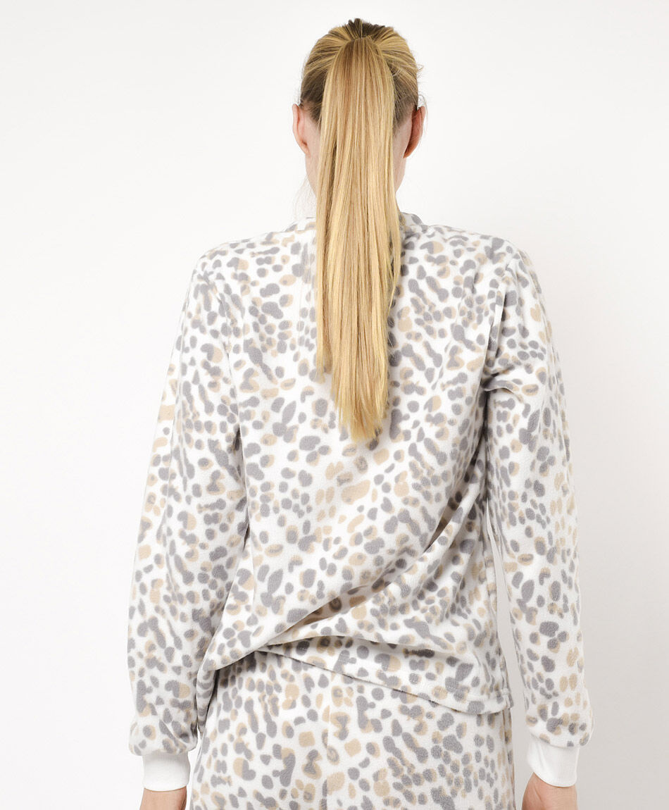 Pijama mujer micro polar animal print