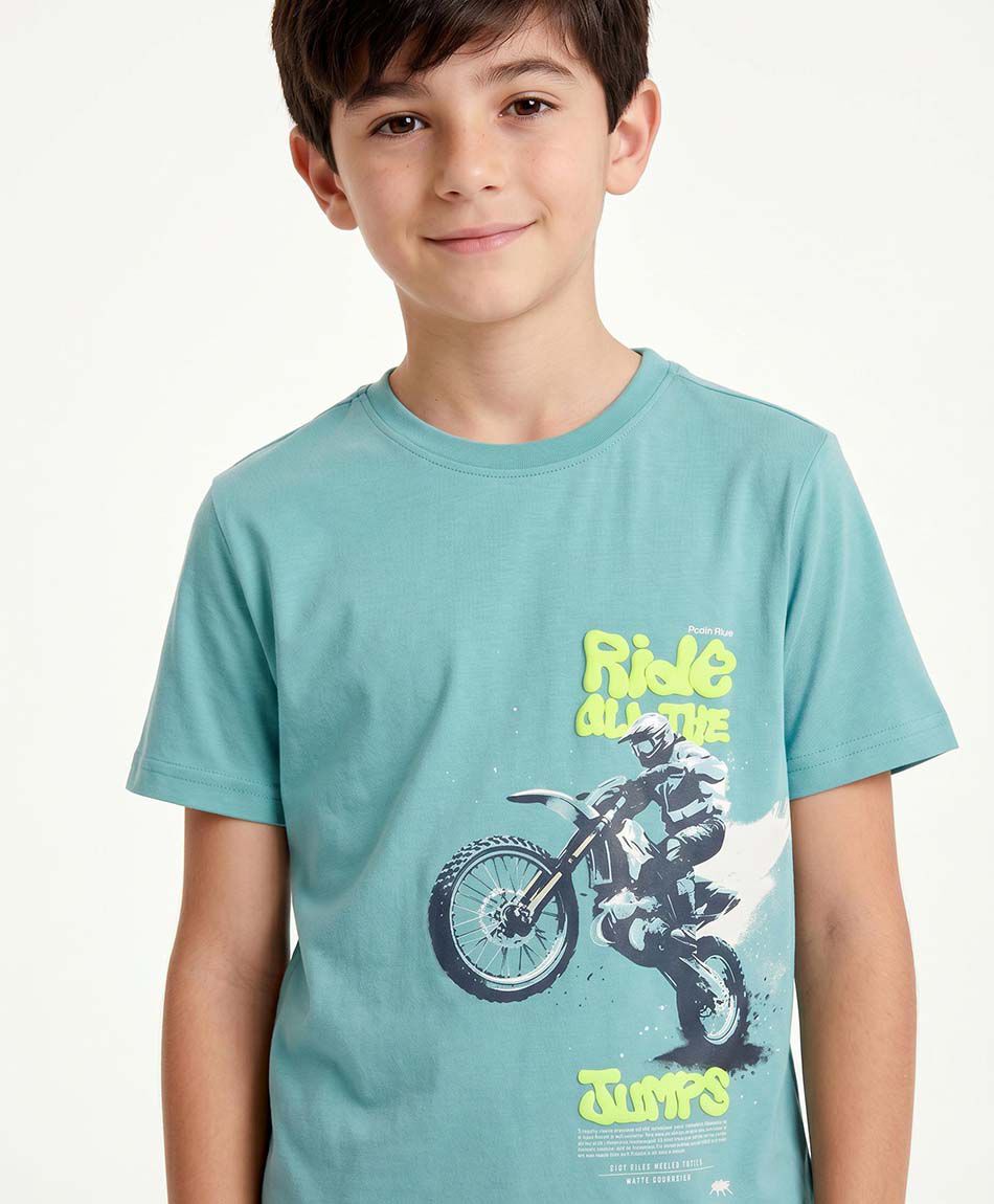Polera ni&ntilde;o moto