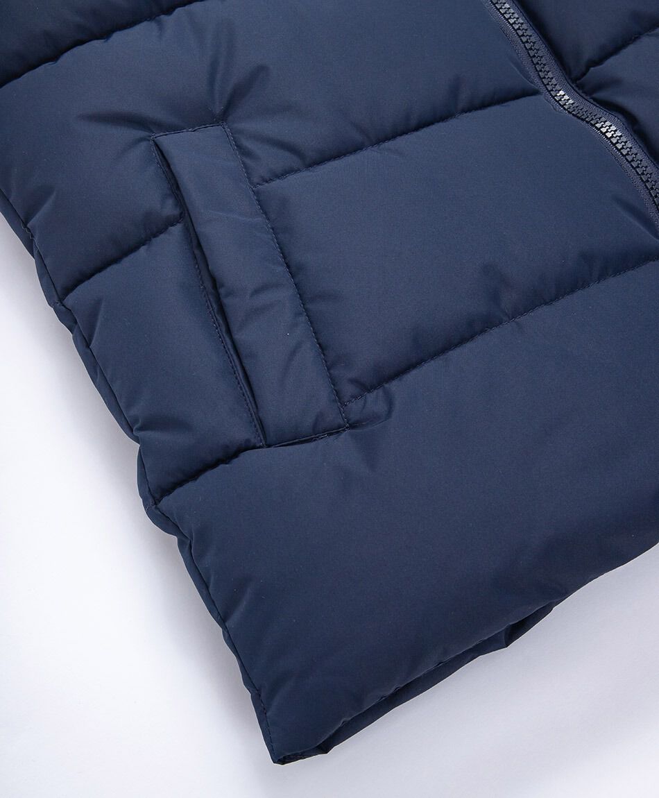 Parka ni&ntilde;o sin mangas letra c