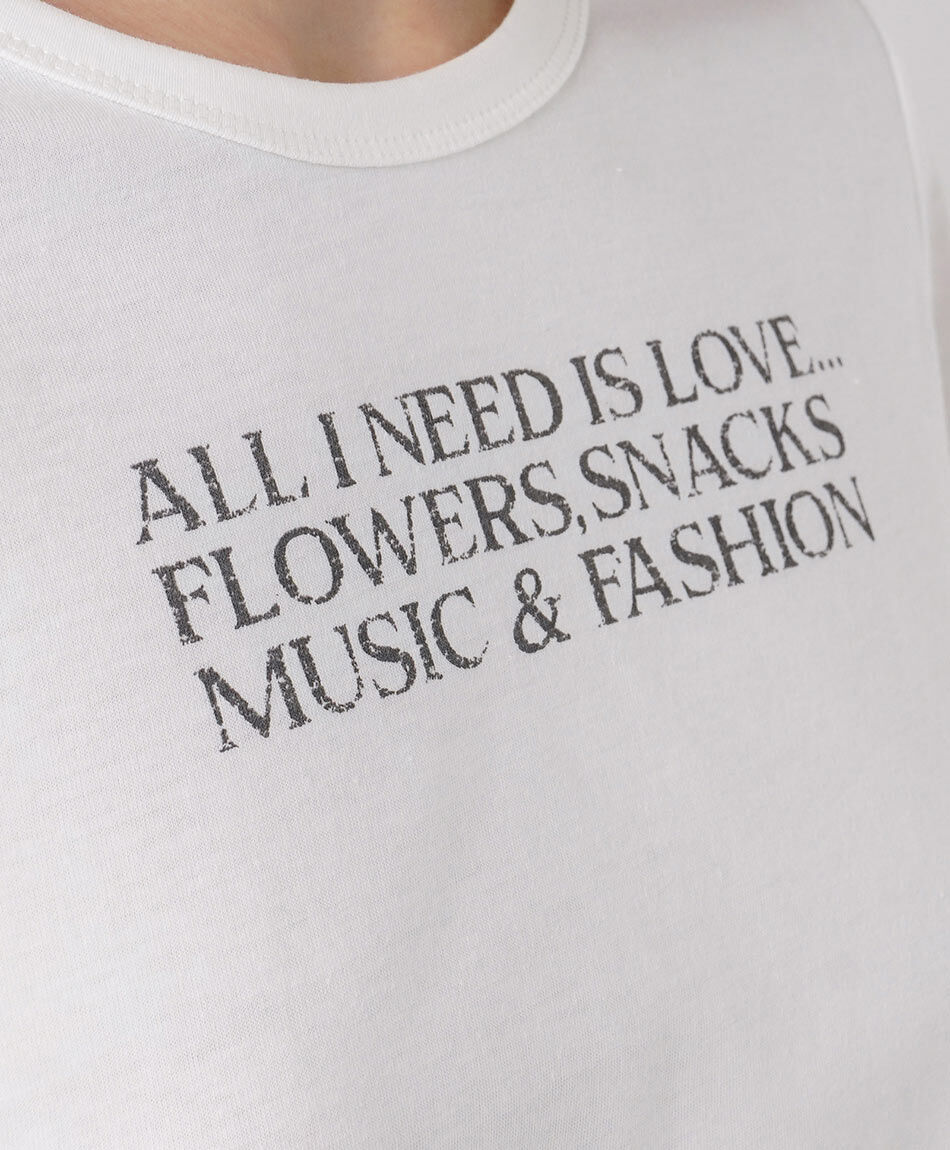 Polera mujer message love