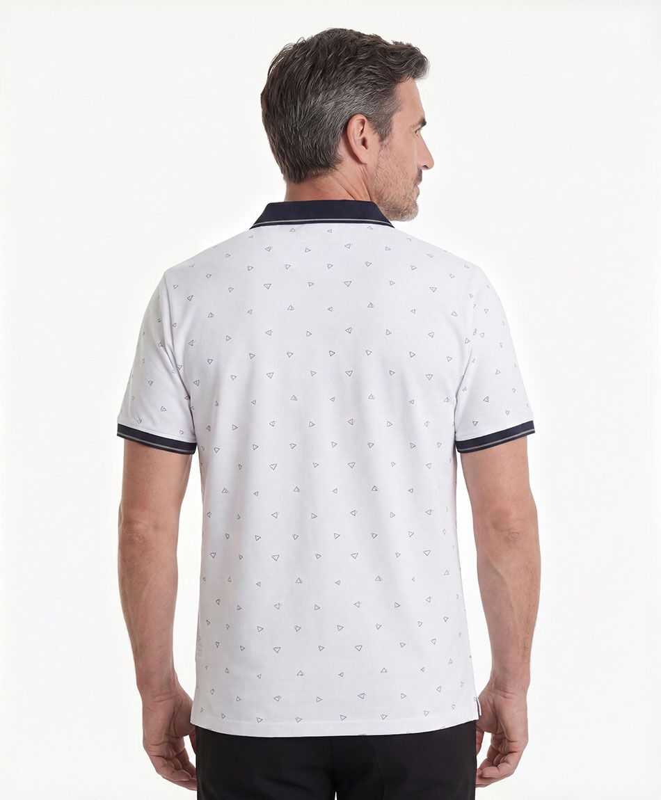 Polera hombre polo tri&aacute;ngulos