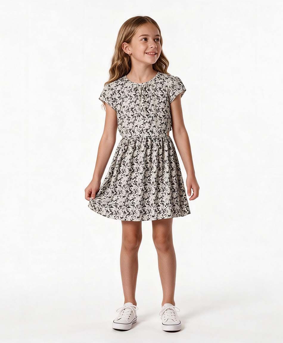 Vestido ni&ntilde;a estampado