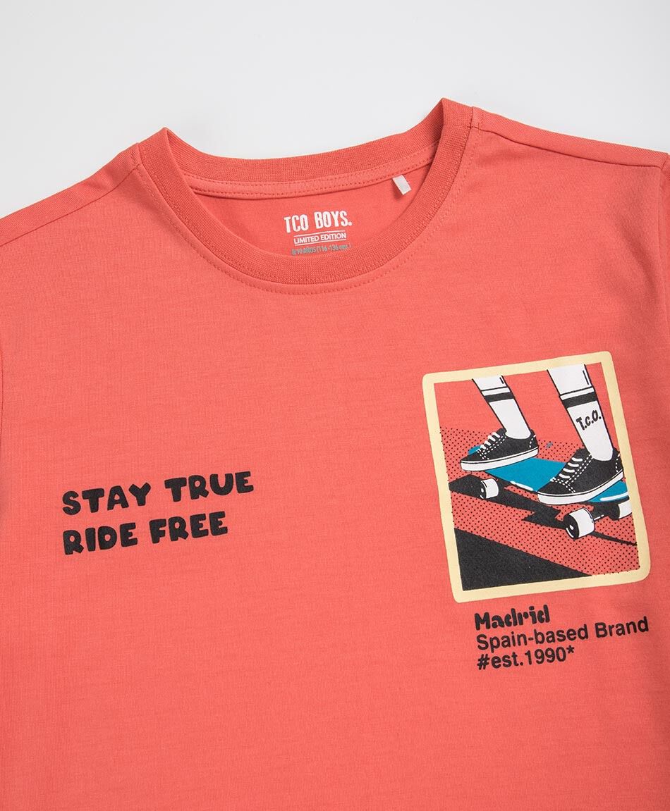 Polera ni&ntilde;o ride free