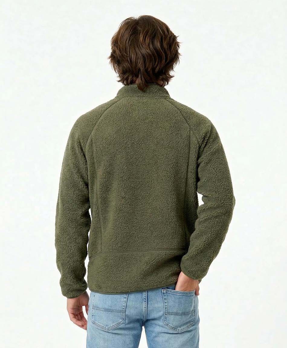 Chaqueta hombre chiporro cierre contraste